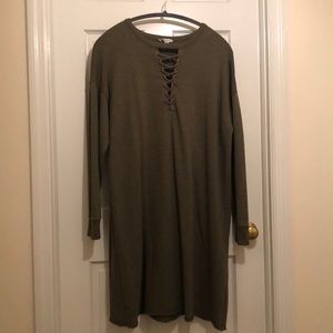 Comfy sweatshirt dress!